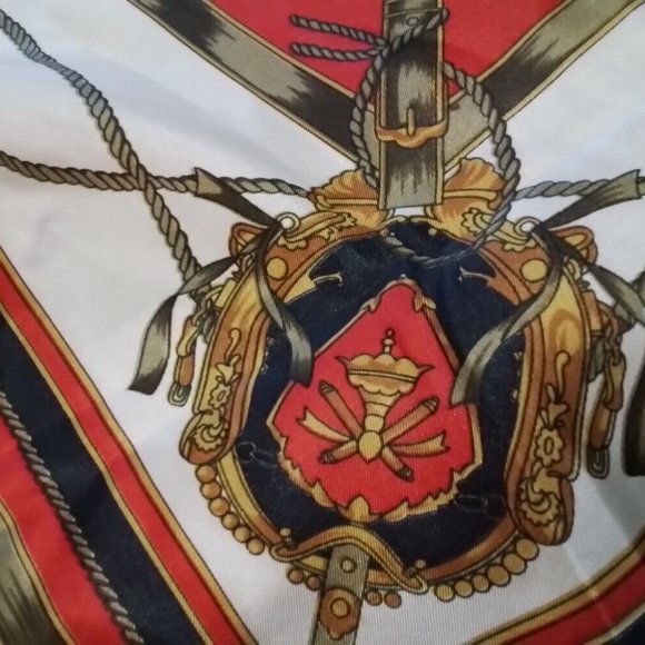 Matinto Silk Scarf Square Made In Italy Sk3 - Picture 5 of 9